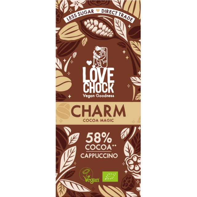 Charm Chokolade med Cappuccino 58% ØKO 70g
