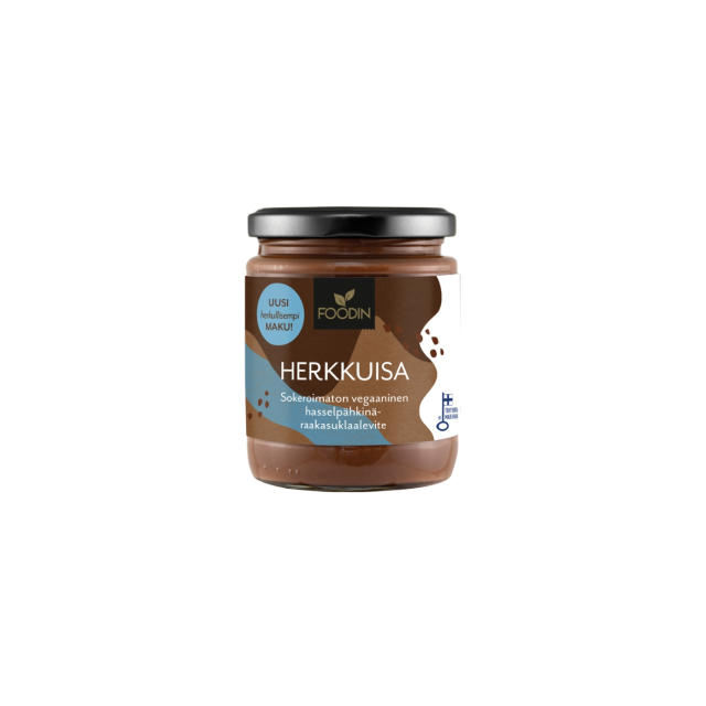 Herkkuisa Chokolade- & Hasselnøddesmør Sukkerfri 230g