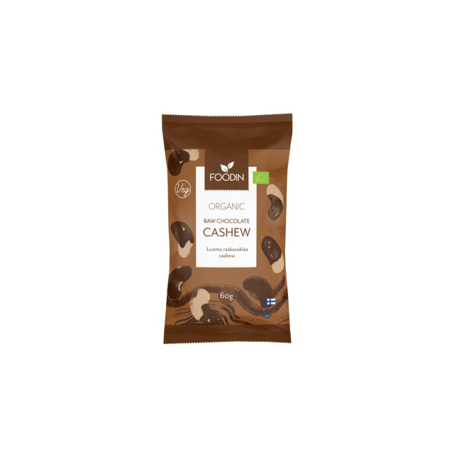 Cashewnødder i Råchokolade ØKO 60g