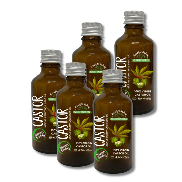 Ricinusolie koldpresset ØKO 50 ml x 5 pakker