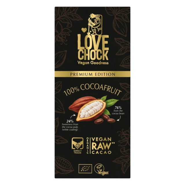 Chokolade 100% med Kakaofrugt ØKO 70g