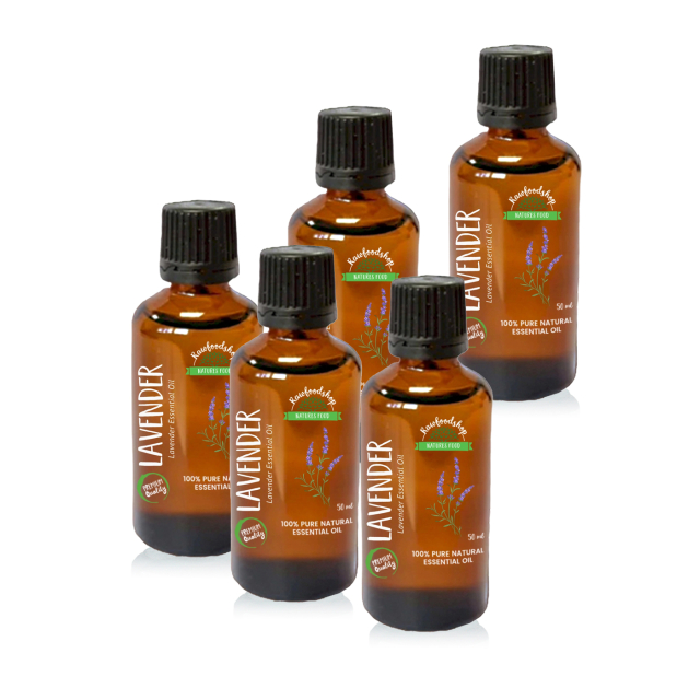 Lavendel Æterisk Olie 50ml x 5 flasker