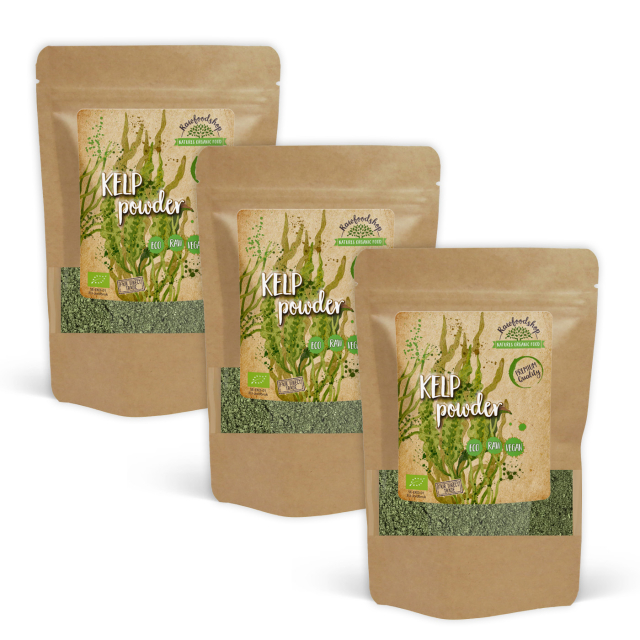 Kelp Pulver ØKO 250g x 3 pakker