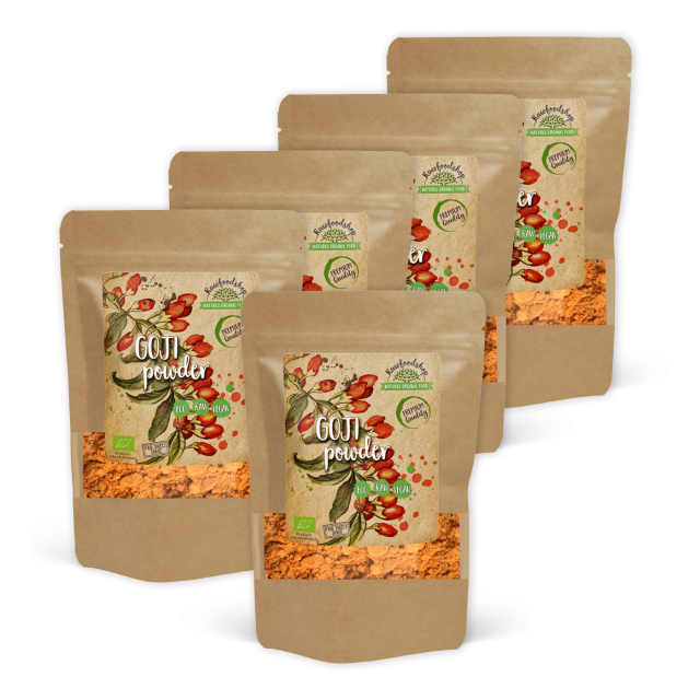 Gojibærpulver ØKO 125g x 5 pakker
