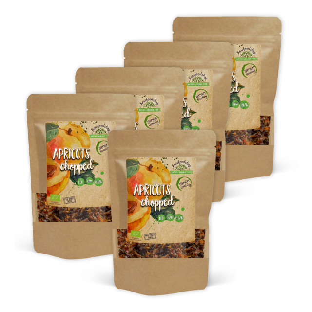 Abrikoser i stykker ØKO 1kg x 5 pakker