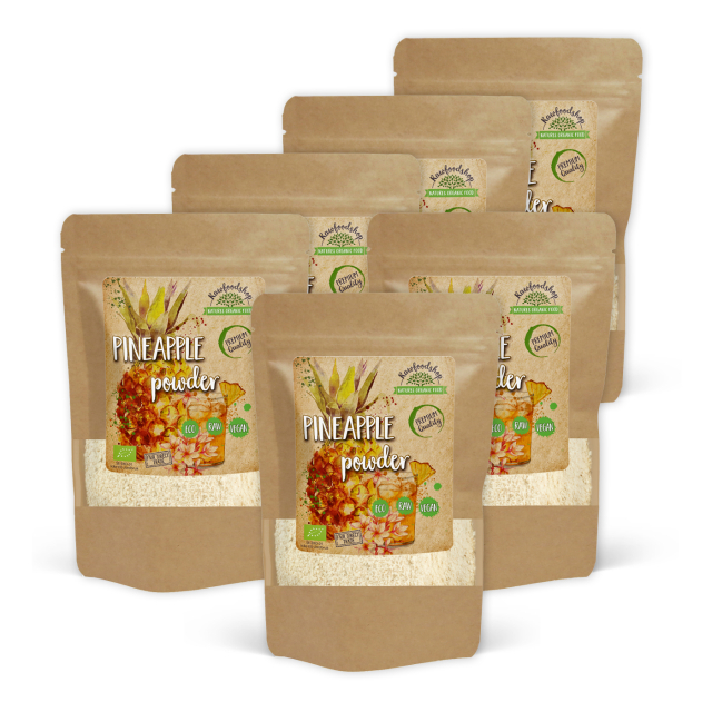 Ananaspulver ØKO 100g x 6 pakker