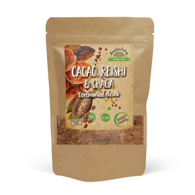 Kakaopulver Ceremoniel Reishi & Chaga 100g