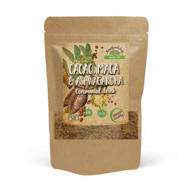 Kakaopulver Ceremoniel Ashwagandha & Maca 100g