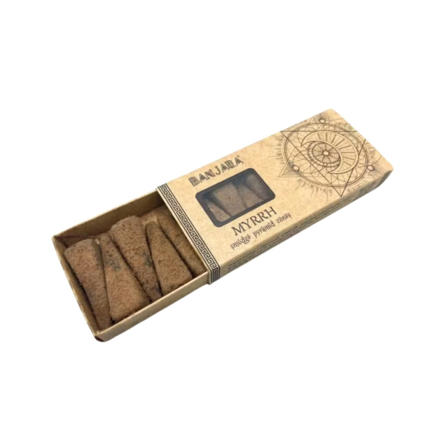Røgelsespyramider Myrrh 10stk