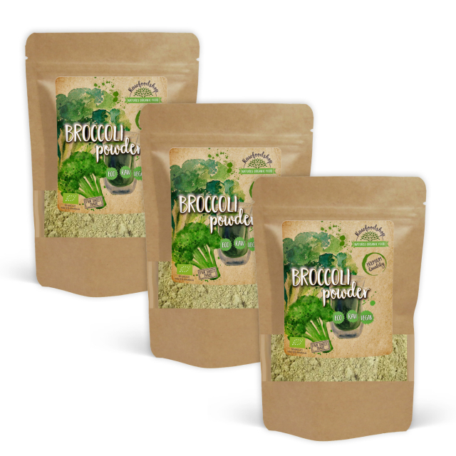 Broccoli Pulver ØKO 250g x 3 pakker