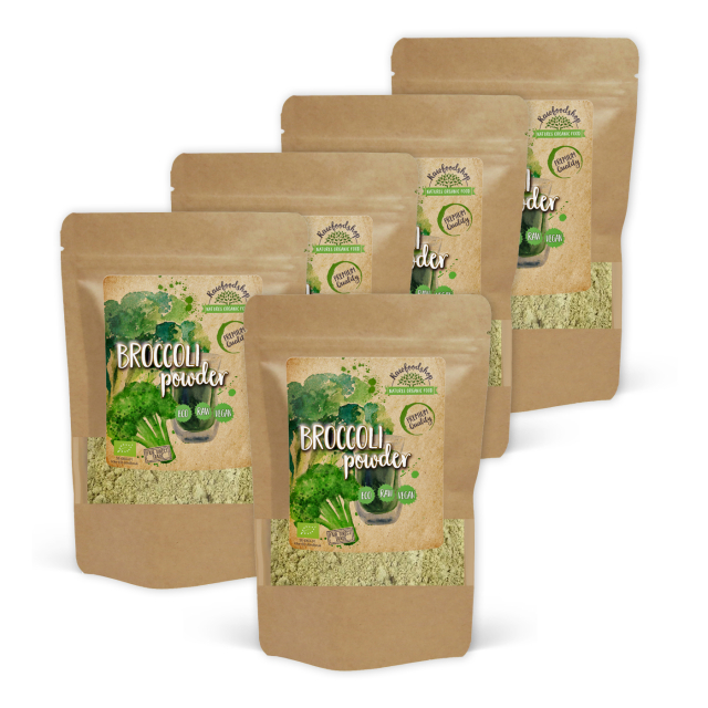 Broccoli Pulver ØKO 250g x 5 pakker