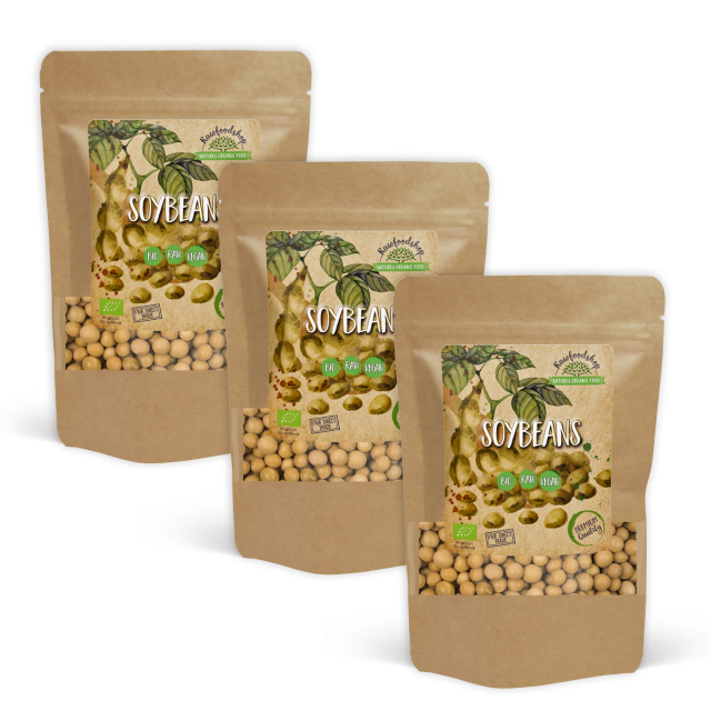 Sojabønner ØKO 500g x 3 pakker