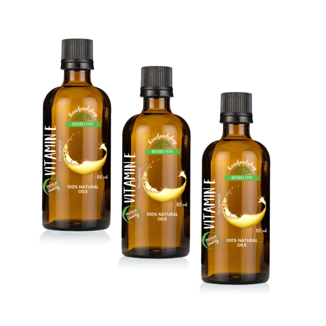 E-vitaminolie 100ml x 3 flasker