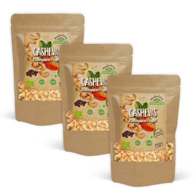 Cashewnødder Madagaskar Peber ØKO 200g x 3 pakker