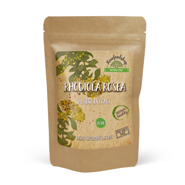 Rhodiola Rosea Extract 500mg 60 kapsler