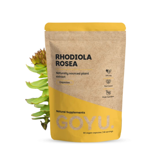 Rhodiola Rosea Extract 500mg 60 kapsler