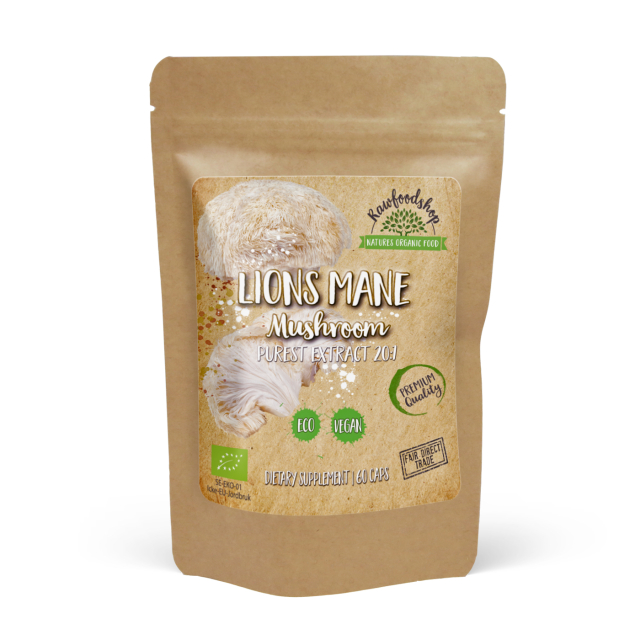 Lions Mane Extract ØKO 400mg 60 kapsler