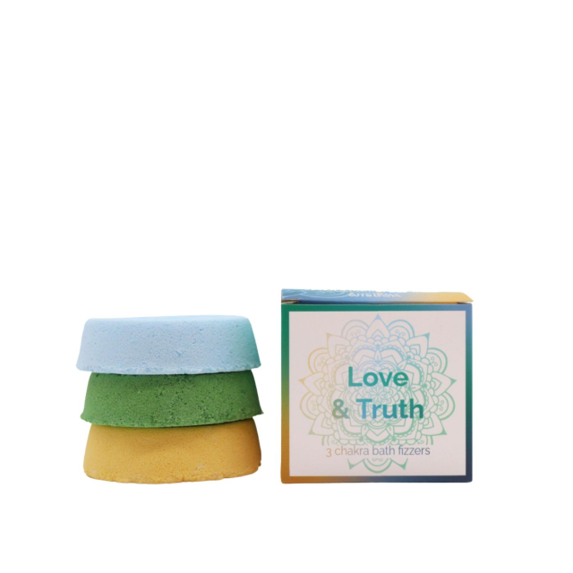 Badebomber Chakra – Kærlighed & Sandhed 3 stk