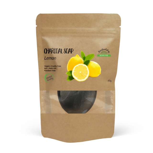 Citron Sæbe Aktivt Kul 85g