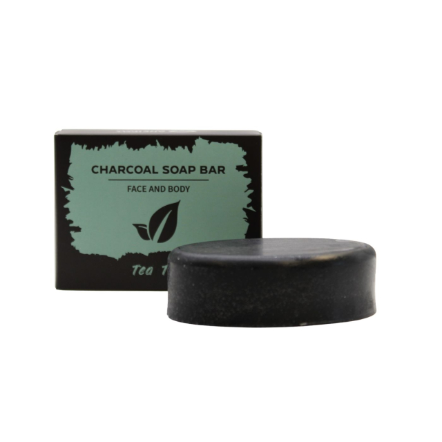 Tea Tree Sæbe Aktivt Kul 85g