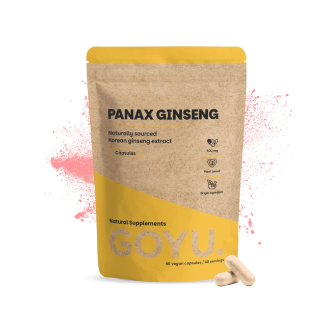 Panax Ginseng Extract 500mg 60 kapsler