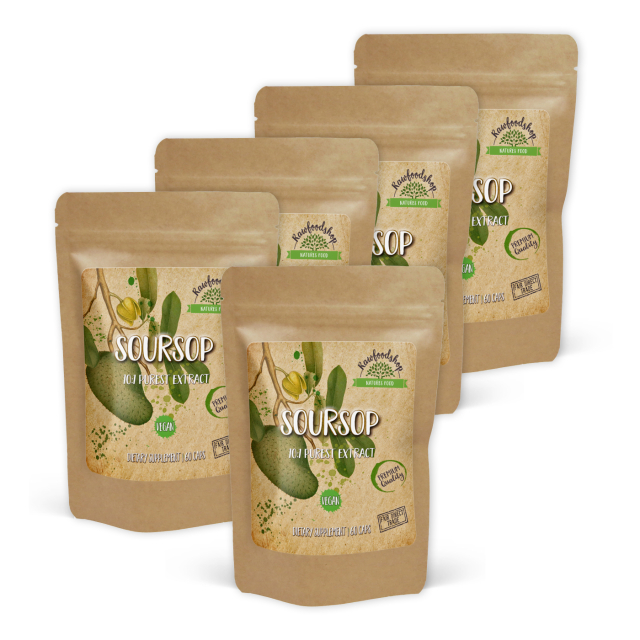 Soursop Extract 500mg 60 kapsler x 5 pakker