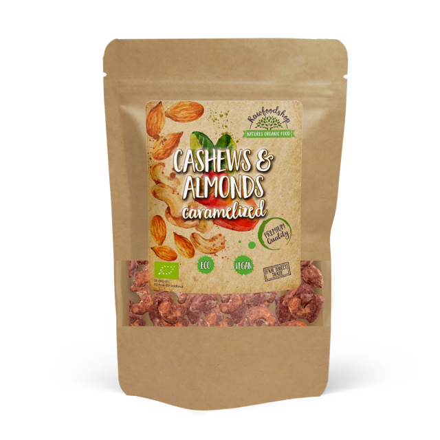 Cashew & Mandel Karamelliserede ØKO 200g