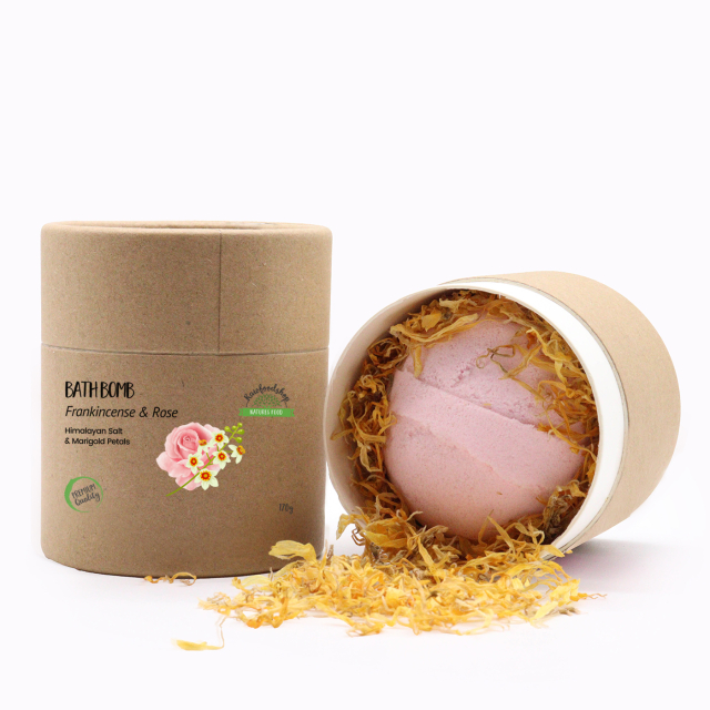 Badebombe Røgelse & Rose 170g