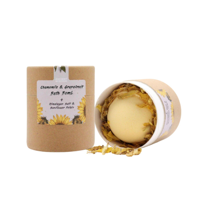 Badebombe Kamille & Grapefrugt 170g