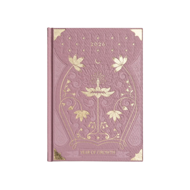 Dagbog Year of Growth 2026 Rosa