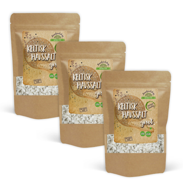 Celtic Havssalt Groft 500g x 3 pakker