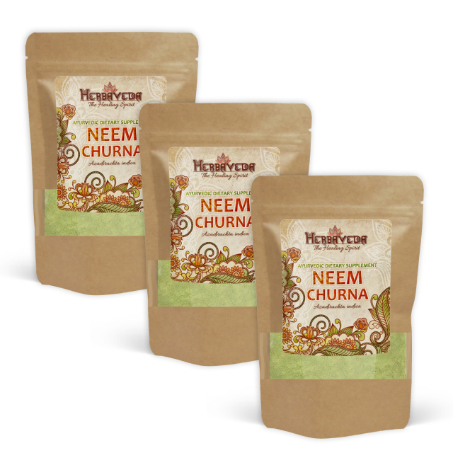 Neem Churna 125g x 3 pakker