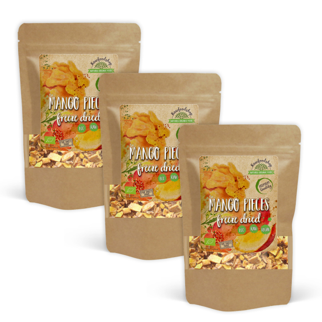 Mango Frysetørret ØKO 50g x 3 pakker