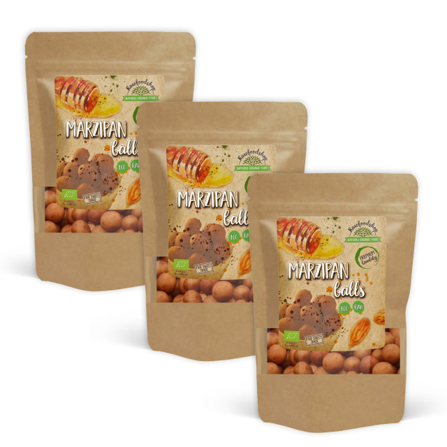 Marcipankugler i kakao ØKO 100g x 3 pakker