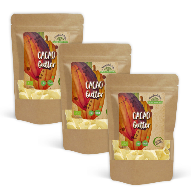 Kakaosmør ØKO 500g x 3 pakker