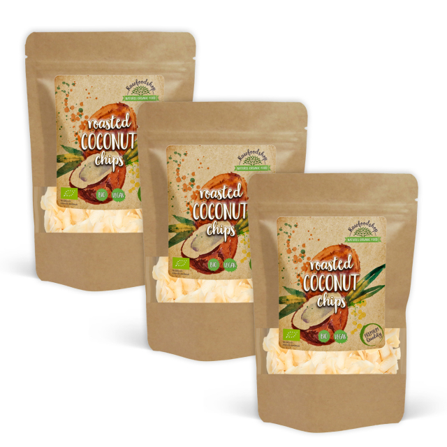 Kokoschips Premium Ristede ØKO 350g x 3 pakker