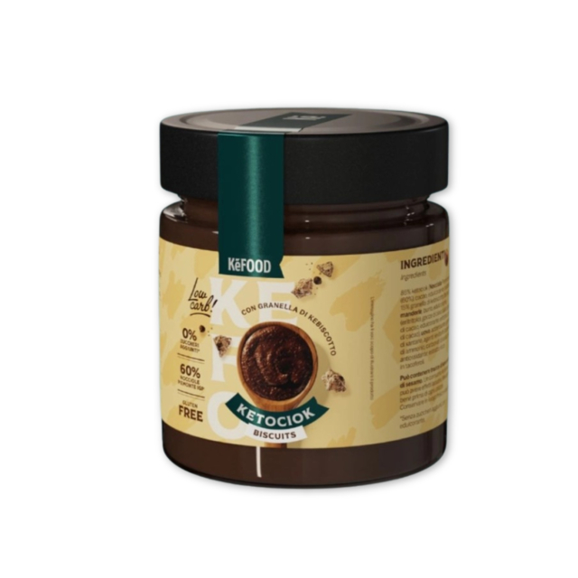 Hasselnød- & Kakaocreme Keto 250g