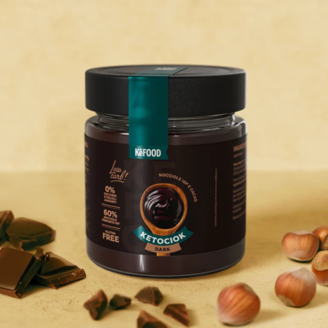 Mørk Chokolade & Hasselnøddesmør Keto 250g