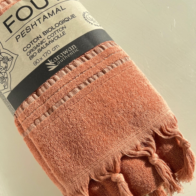 Fouta Amber i Økologisk Bomuld 90x170cm