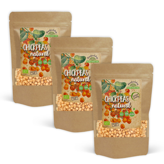 Hele Kikærter ØKO 1kg x 3 pakker