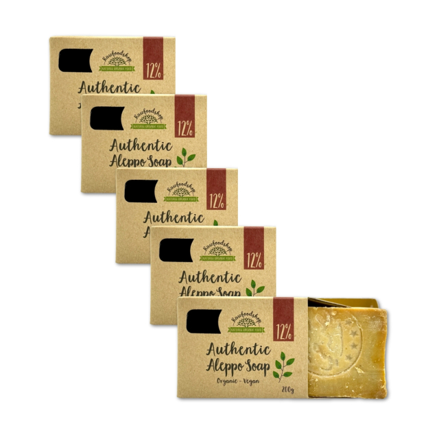 Alepposæbe Laurbærolie 12% ØKO 200g x 5 stk