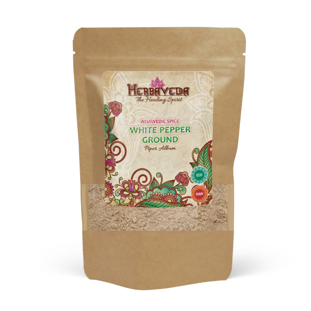 Hvid Peber Malet ØKO 50g