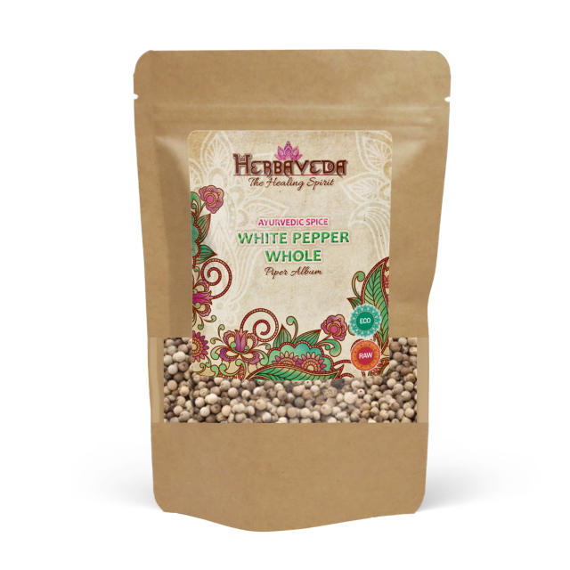 Hvidt Peber Hel ØKO 100g