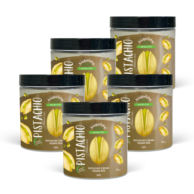 Pistaciecreme Vegansk 50% 200g x 5 dåser