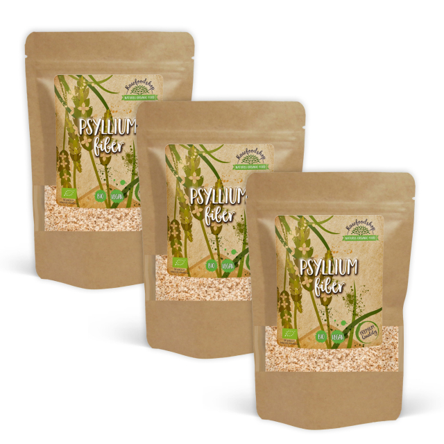 Psyllium Frøskaller ØKO 250g x 3 pakker
