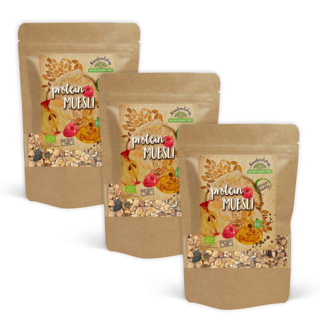 Proteinmysli ØKO 400g x 3 pakker