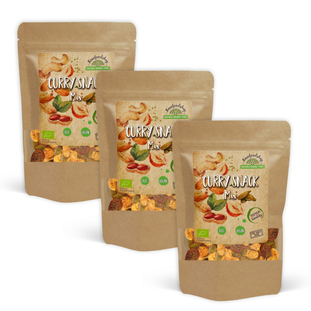 Curry Snackmix ØKO 200g x 3 pakker