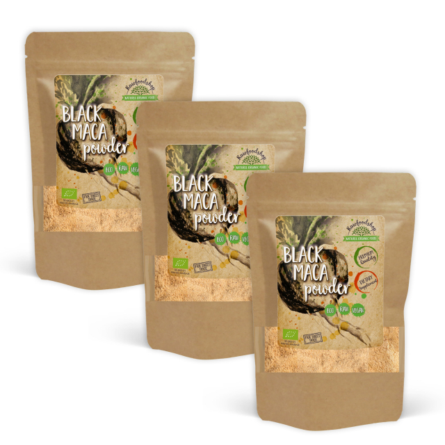 Maca Pulver Sort ØKO 100g x 3 pakker