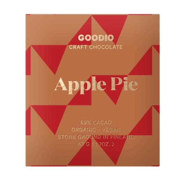 Æbletærte Chokolade 49 % ØKO 48 g