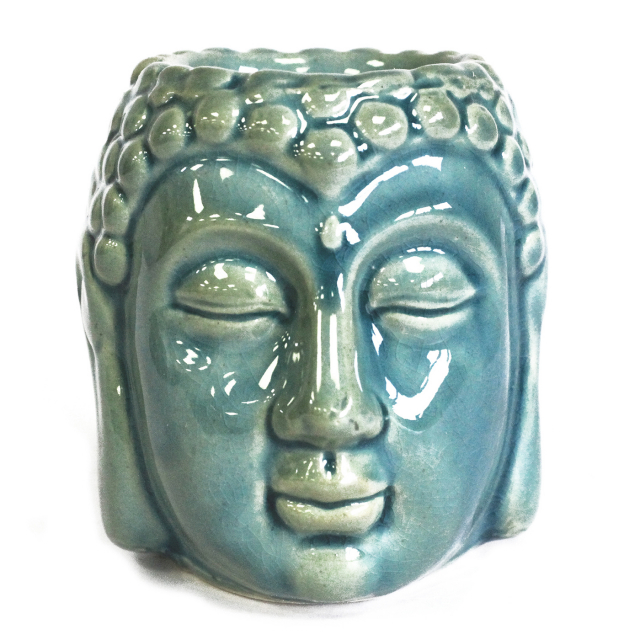 Oliebrænder Buddha Blå